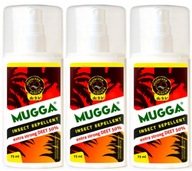 MUGGA 50% DEET STRONG sprej proti komárom 3x75ml