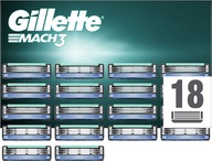 Gillette Mach3 Razor Blades 18 nábojov