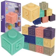 SOFT SENSORY BLOCKS CREATIVE 12 KS SADA