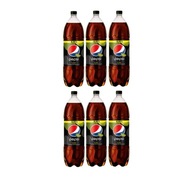 6x Pepsi Limetka 2,25l sýtený nápoj BEZ CUKRU