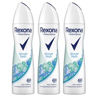 REXONA Shower Clean antiperspirant aerosól 3x150ml