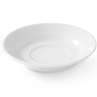 Podšálka na kávu OPTIMA biely porcelán