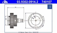 Zástrčka adaptéra č.77 ATE 03.9302-0914.2