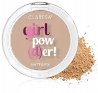 Claresa Girl Powder 03 Sunkissed lisovaný púder 12g VYHLADZUJE ZMATŇUJÚ ÚPRAVY