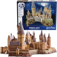 HARRY POTTER HOGWARTS PUZZZLE 3D MODEL HOGWARTS HRAD 4D STAVBA VEĽKÁ 48 CM