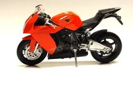 KTM 1190 RC8 MOTOCYKEL KOVOVÝ WELLY MODEL 1:10