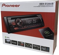 PIONEER DEH-S120UB RÁDIO ČERVENÉ CD MP3 AUX NÍZKA CENA