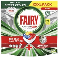 Kapsule do umývačky riadu Fairy Platinum PLUS Lemon 93