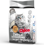 Chico Litter bentonit Compact Activated Carbon 10L