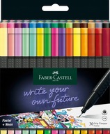 Jemné vložky do rukoväte 30 farieb Faber-Castell