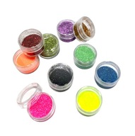 10ks GLITTER Tattoo Púder na tetovanie Glitter 5ml