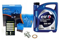 FILTRE + olej ELF 5w40 RENAULT Megane 3 III 1.4TCe