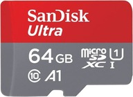 Rýchla SanDisk 100 MB/s 64 GB micro SDXC SD karta