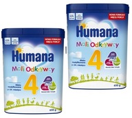 HUMANA 4 NÁSLEDNÉ MLIEKO PO 24 M+ 2x650g 2 BAL.