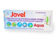 JAVEL AQUA TABLETY NA ÚPRAVU PITNEJ VODY