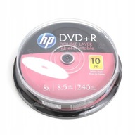 DVD+R DVOJVRSTVA DL HP 8,5GB 10ks TLAČITEĽNÉ