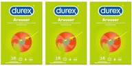 Durex Arouser stimulačné kondómy 54 ks.