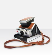 Remienok na krk Polaroid SX-70 hnedý
