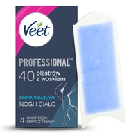 VEET Professional Patches na depiláciu citlivá 40ks