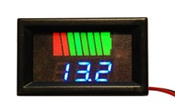 Indikátor nabitia batérie voltmeter 6-60V