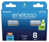 Panasonic Eneloop R6/AA batéria 2000mAh 8 ks