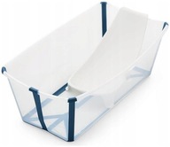 Stokke SKLADACÍ FLEXI BATH detská vanička s MODROU vložkou