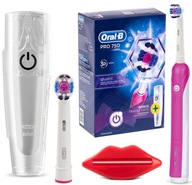 SÚPRAVA PÚZDRA ORAL-B PRO 750 ELEKTRICKÁ ZUBNÁ KEFKA