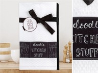 Sada 2 kuchynských utierok Kitchen Greno Gift Cotton