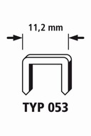 Spony 53/8 WOLFCRAFT oceľ [3000 ks]