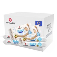 Opharm Baby Wipes Sweet Almond vlhčené obrúsky 6x64 ks