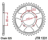 JT ZADNÉ OZNAČENIE 4350 42 HONDA CRF 1000 AFRICA TWIN / DCT / ADVENTURE SPORT