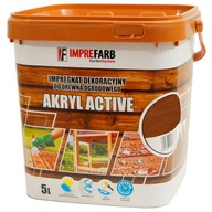 IMPREGNÁCIA DREVA Acrylic Active - 5L TEAK TIK