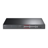 Prepínač SL1218MP 16xFE PoE+ 2x1Gb 2xSFP