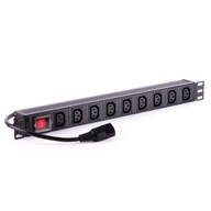 RACK POWER LIST 19" 1U 9 GN. IEC10A