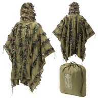 CAMOUFLATING CAPESTHOOD MASKING SUIT PONCHO LEAF GHILLIE HELIKON WOODLAND