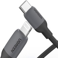 Kábel USB-C na Lightning Ugreen MFI, PD 480Mb/s 1m