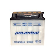 Batéria 12V 28Ah C60-N24AL-B MOTOPOWER