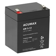 AGM batéria Acumax AM 5-12 12V / 5Ah T1 konektor