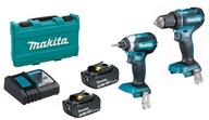 Sada elektrického náradia 18V DLX2289 Makita /2x3,0Ah