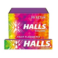 Cukríky Halls Colors 33,5 g Displej x20