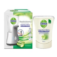 Bezdotykové tekuté mydlo z aloe Dettol + dávkovač