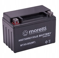 Moretti AGM (Gel) YTX9-BS batéria 12V 8Ah