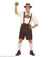 BAVORSKÝ OUTFIT OKTOBERFEST HNEDÁ BAVARIA XXXL