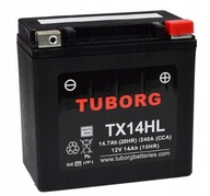 TUBORG TX14HL YTX14L YTX14HL GYZ16HL batéria 12V 14Ah 240A P+ SPORTSTER