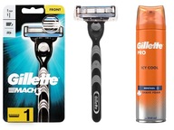 GILLETTE MACH3 holiaci strojček + PENA 250ml