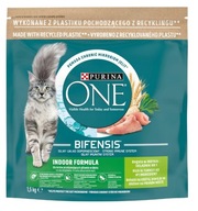 Suché krmivo pre mačky Purina ONE INDOOR bohaté na morčacie mäso a celé zrná 1,5 kg