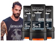 LOREAL dlho voňajúce pánske sprchové gély 3 ks