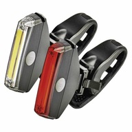 Cyklistická lampa EMOS P3922 set predná a zadná LED COB