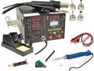 Spájkovacia stanica HOTAIR WEP 853DA, napájanie 15V/1A + odsávačka, tok 223