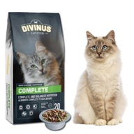 Divinus Cat suché krmivo pre dospelé mačky, 37 % mäsa, 20 kg hydiny